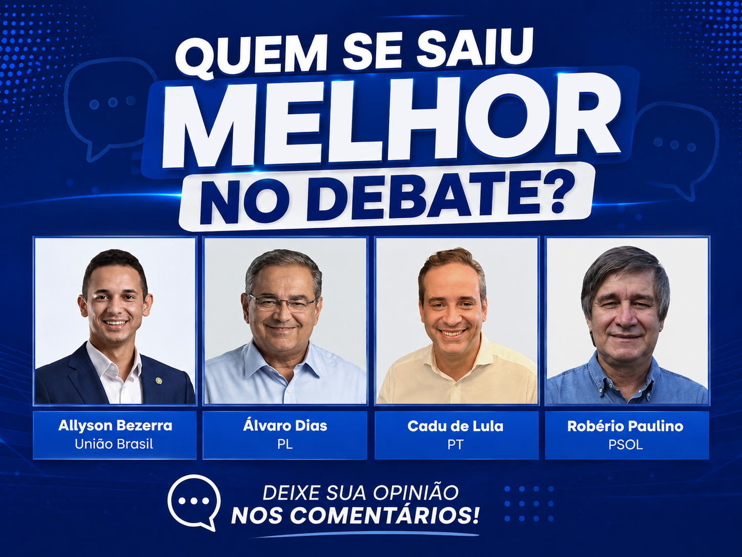 Quem se saiu melhor no debate?
